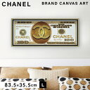 【5%OFF+最大P37倍】アートパネル ブランド シャネル CHANEL Lサイズ オマージュ キャンバスアート オマージュアート ブランドポスター ラインス...