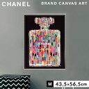 アートパネル ブランド シャネル CHANEL Mサイズ オマージュ キャンバスアート フレーム付き パロディアート オマージュアート ブランドポスター No....