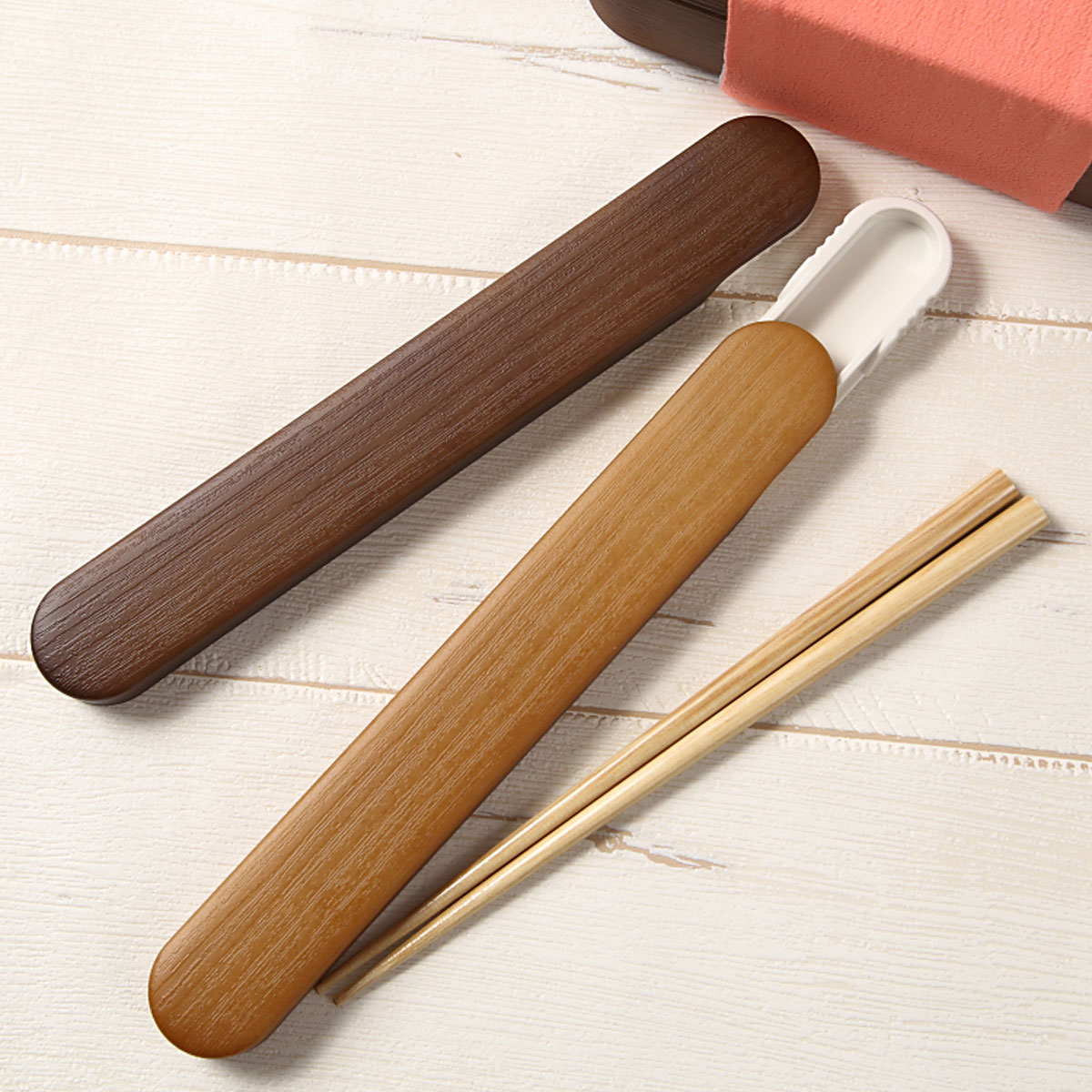 箸箱 箸箱セット 箸箱ケース ハラマキ 木目箸箱セット BPAフリー