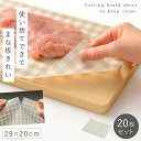 まな板シート 使い捨て 29×20cm 20枚 まな板 汚れ防止 シート まな板の汚れ防止シート アウトドア キャンプ 雑菌対策 食中毒予防 黒ずみ防止 色移り...