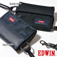 財布 子供 迷彩 キッズ EDWIN エドウィン マジックテープ パスケース カモフラ カ...