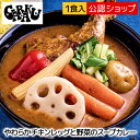 スープカレー GARAKU RETAIL チキンと彩り野菜のスープカレー 中辛【C配送】 スープカレー 人気店 カレー 冷凍カレー グルメ ご当地 本格 スパイス お取り寄せ