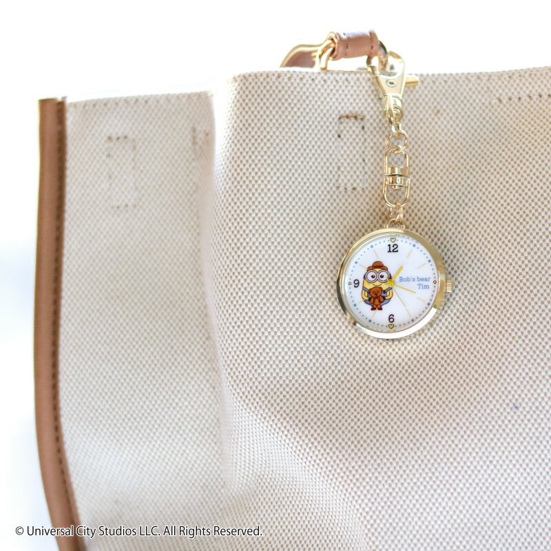 ミニオンズグッズ 時計 minions ノーマルKCウォッチG MIN003 ミニオンズ ミニオン ケビン ボブ ティム キーホルダー バッグチャーム かわいい 懐中時計 レディース ウォッチ 時計 アナログ時計 キーウォッチ キーチェーン シンプル 贈り物 プレゼント ギフト グッズ USJ
