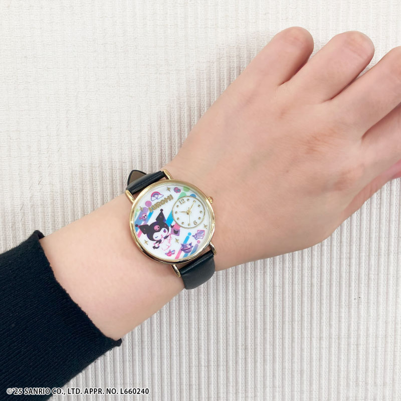 日本製 サンリオ 革ベルトウォッチ ハローキテ...の紹介画像2