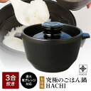 tvで紹介 正規販売店 有田焼 究極の ごはん鍋 HACHI 3合炊 土鍋炊き 遠赤外線効果 ふっくら おいしいごはん 圧力調整蓋 日本製 直火対応 オーブン対...