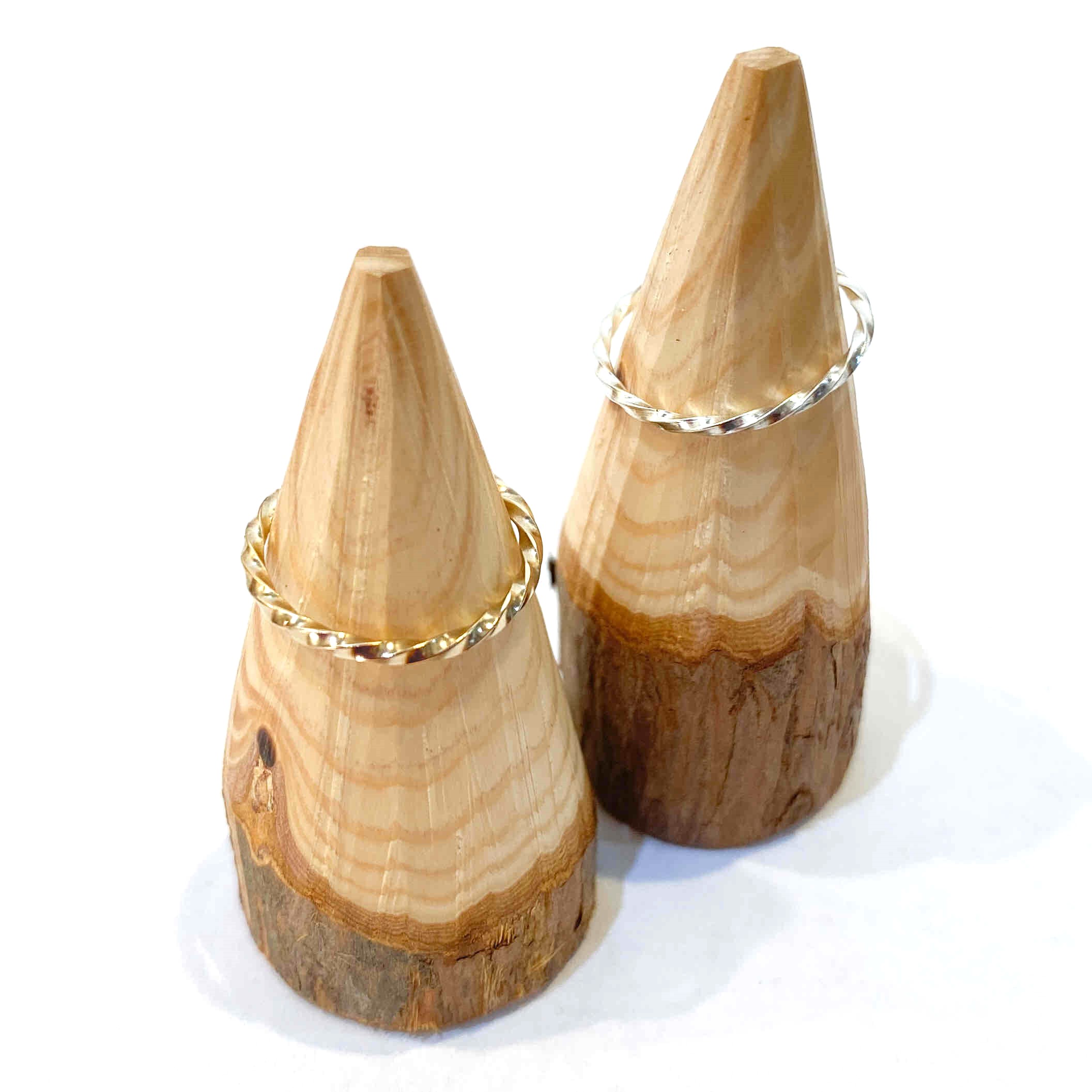 14KGF or SV925◆スクエア ツイスト トゥリング(足指リング)【オーダーメイド】トォリング ツイスト ピンキー レディース ユニセックス シンプル ...