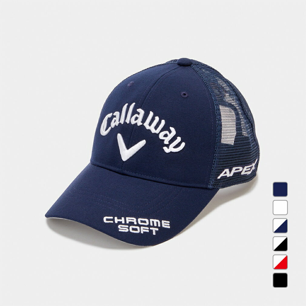 キャロウェイ ゴルフウェア ツアーモデル キャップ 春 夏 TOUR A MESH CAP 23 JM (C23990103) メンズ Callaway