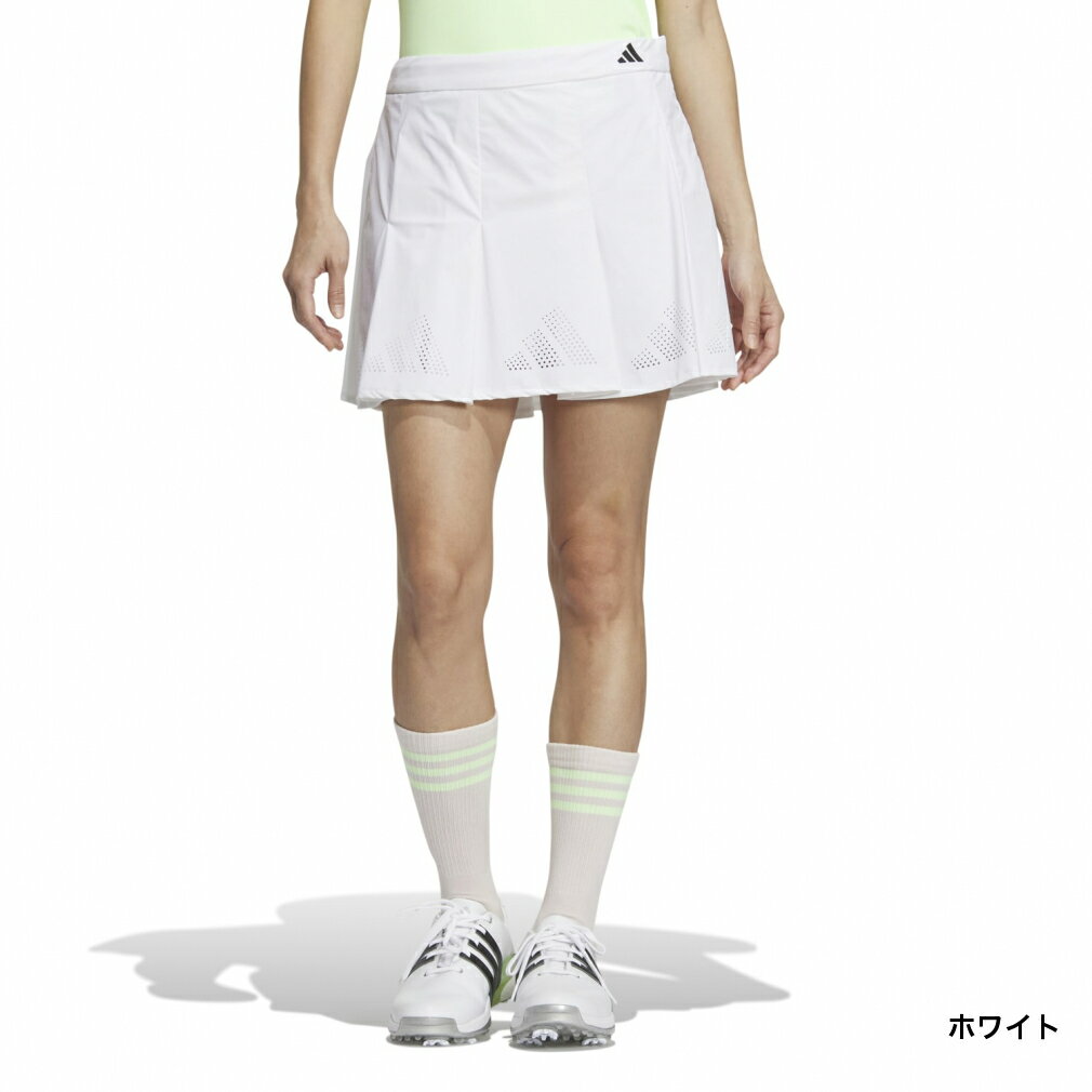 アディダス レディース ゴルフウェア スカート 春 夏 BOSロゴパンチングフレアスカート (IKJ57) adidas