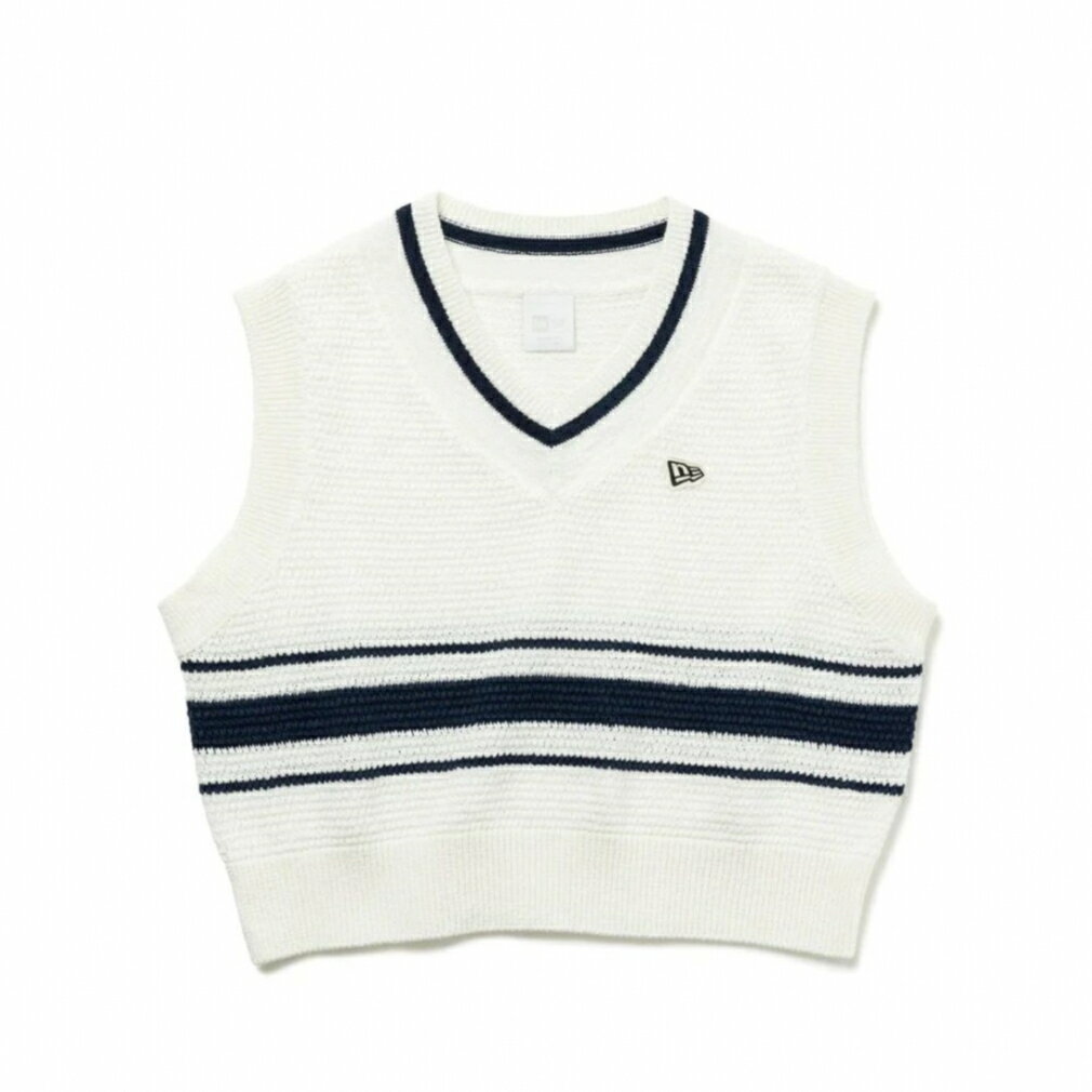 ニューエラ レディース ゴルフウェア ベスト 春 夏 GFW KN VEST WHI (14109004) NEW ERA