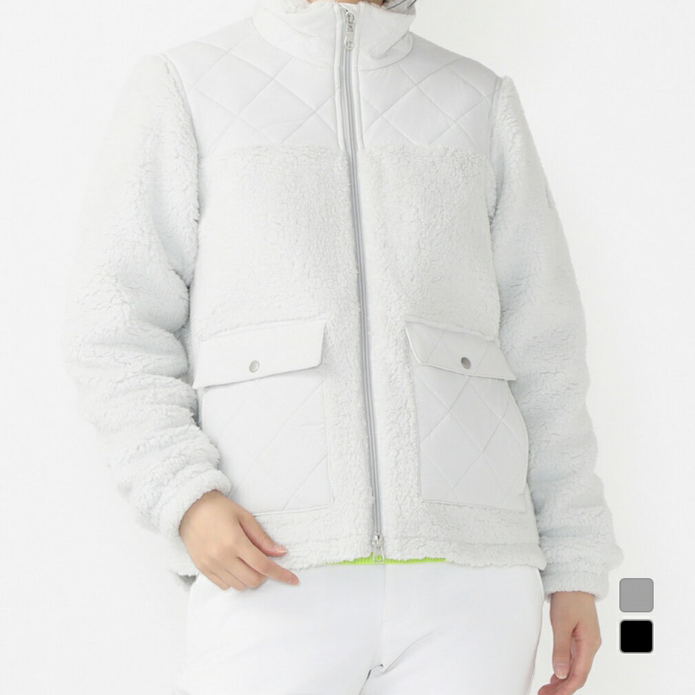 ティゴラ レディース ゴルフウェア 長袖ウインドブレーカー 秋 冬 T.防寒ジャケット フリース ストレッチ UVカット Octa(R)cpcp(R) 保温 (TR-1W2684F) TIGORA