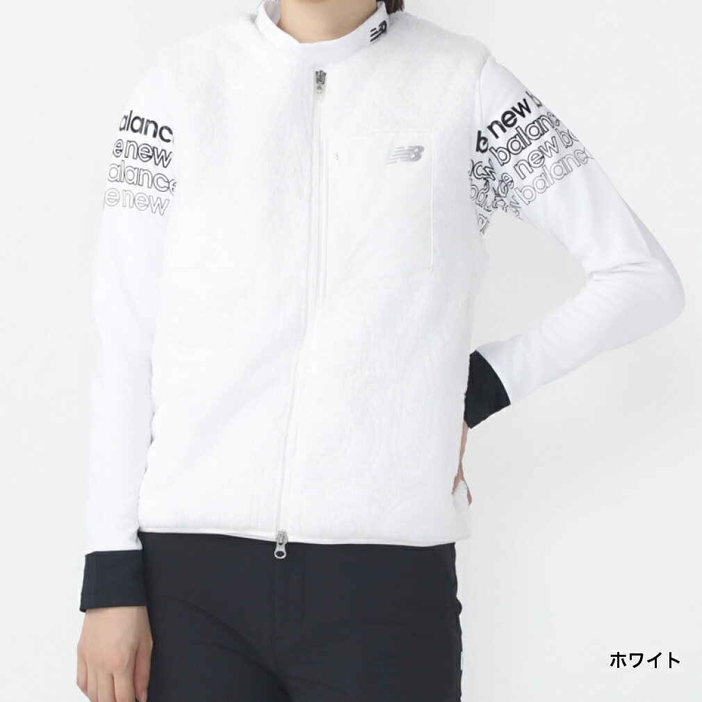 ニューバランス レディース ゴルフウェア ウインドベスト 秋 冬 FULL ZIP BOA VEST (0124258501) New Balance
