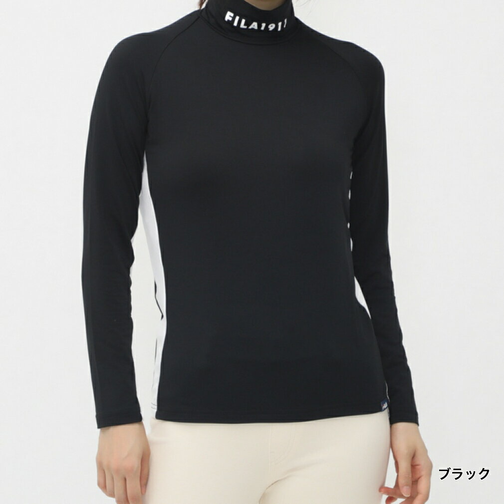 フィラ ゴルフウェア 長袖インナーシャツ 秋 冬 蓄熱ハイネックインナーシャツ (793981) FILA