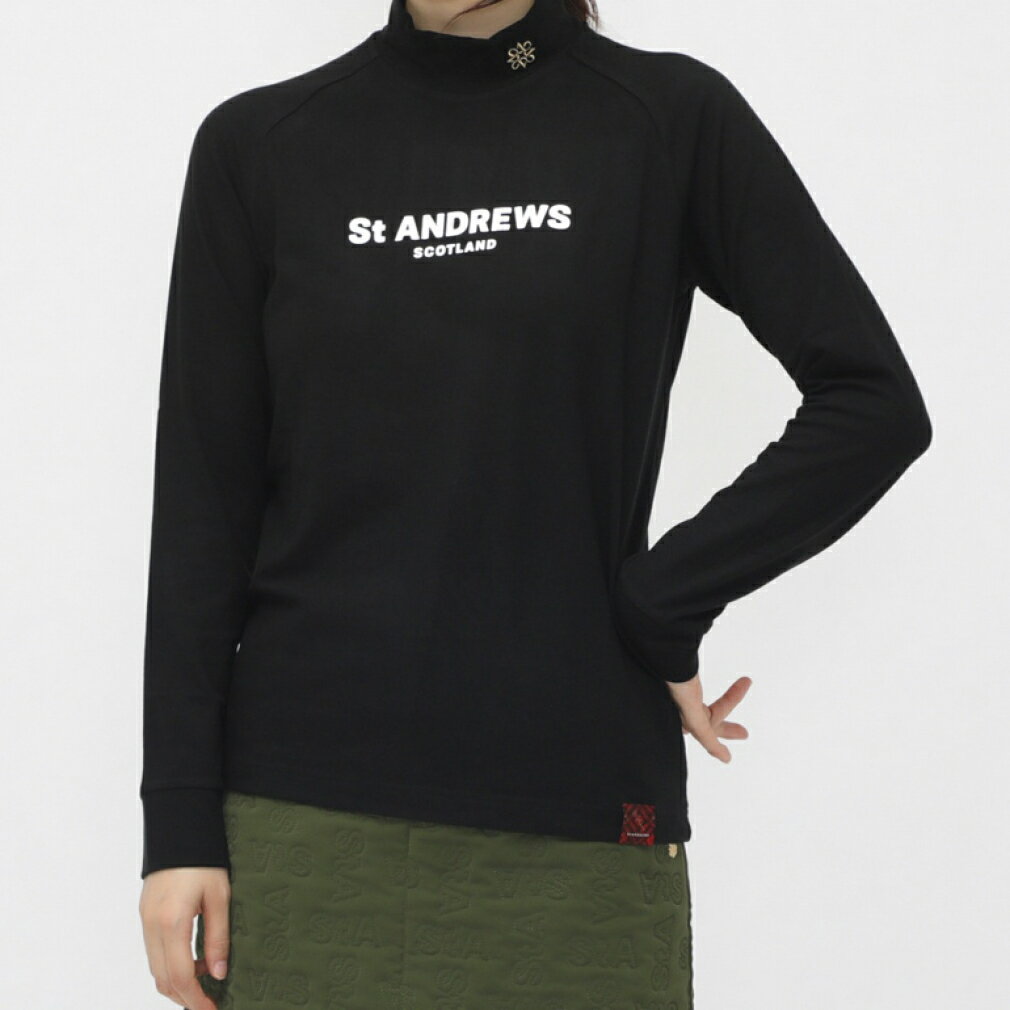 セントアンドリュース レディース ゴルフウェア 長袖シャツ 秋 冬 ソリストヒート長袖ハイネック (0434266152) St ANDREWS