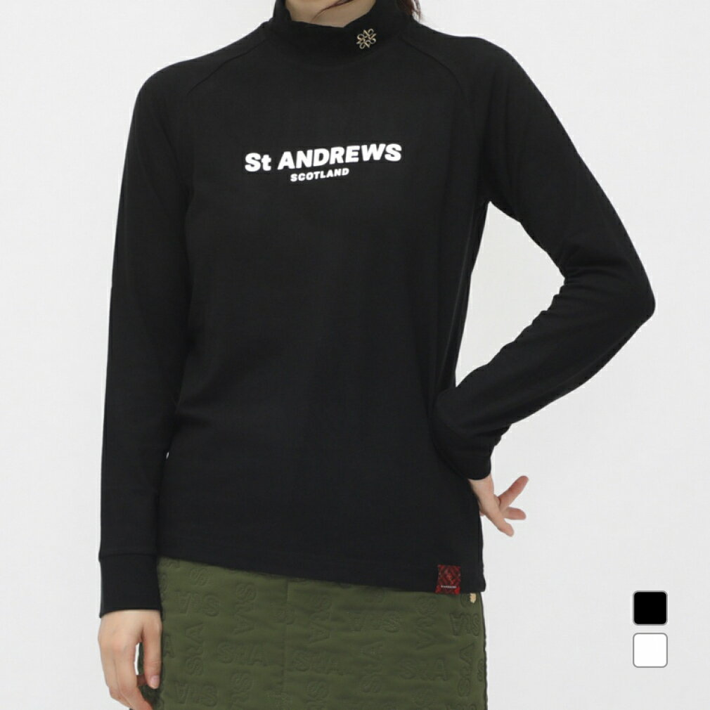 セントアンドリュース レディース ゴルフウェア 長袖シャツ 秋 冬 ソリストヒート長袖ハイネック (0434266152) St ANDREWS