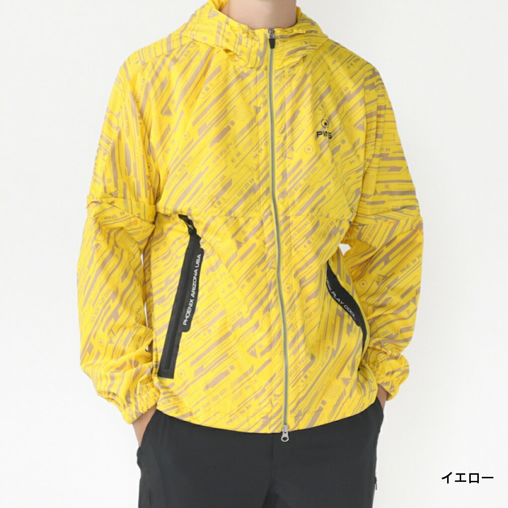 ピン ゴルフウェア 長袖ウインドブレーカー 秋 冬 23FWアルペン別注バリアンストレッチ2WAYブルゾン (6213220805) メンズ PING