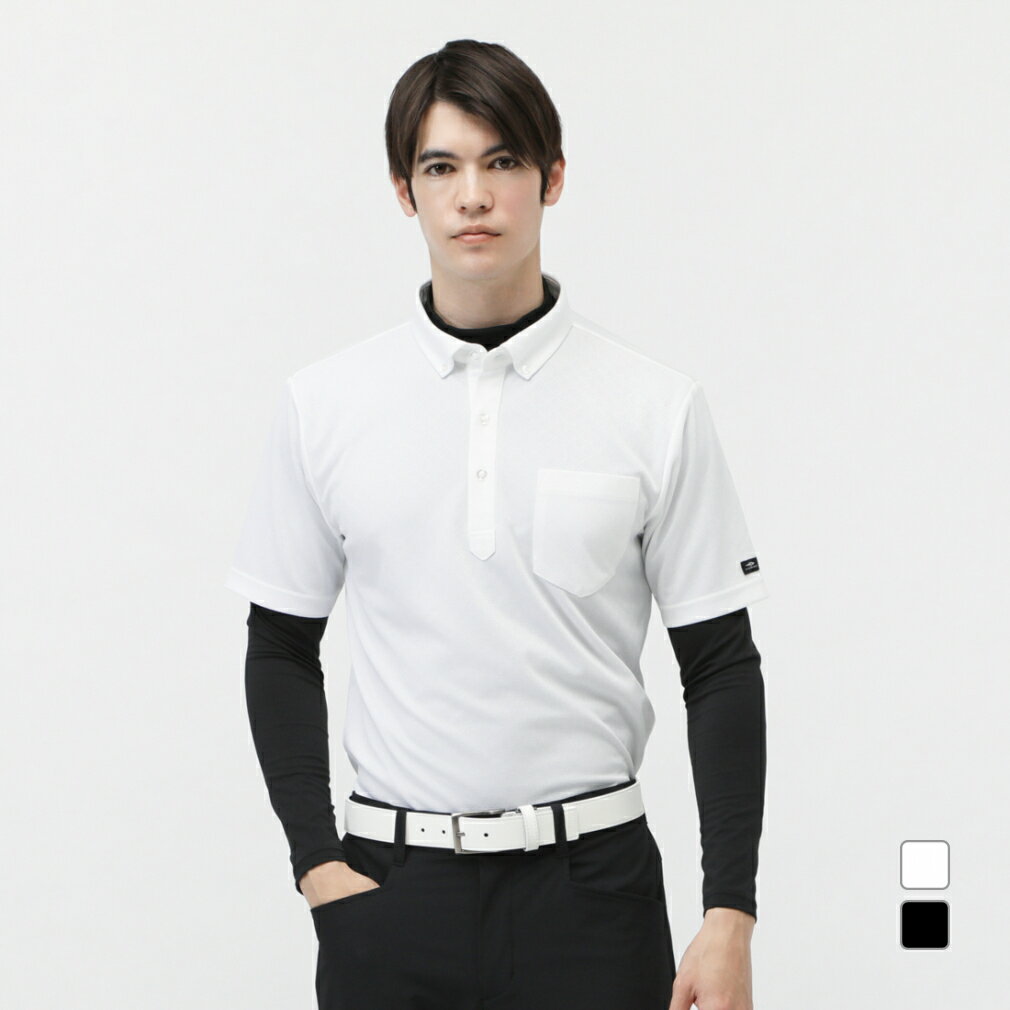 ティゴラ ゴルフウェア セットシャツ 春 夏 iCOOL 遮熱UVセットシャツ (TR-1H1065B2P-C) メンズ TIGORA