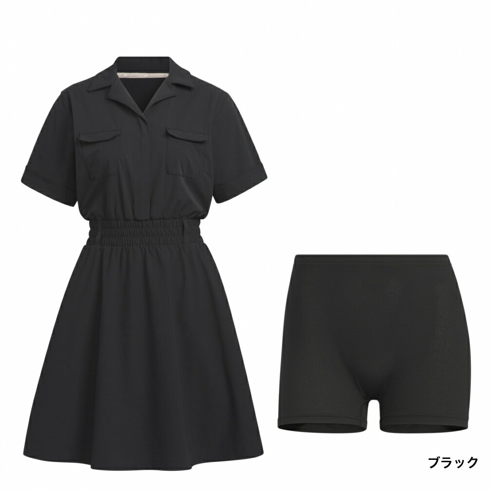 アディダス レディース ゴルフウェア 半袖ワンピース 春 夏 ビヨンド ザ コース半袖ワンピース (KTI93) adidas