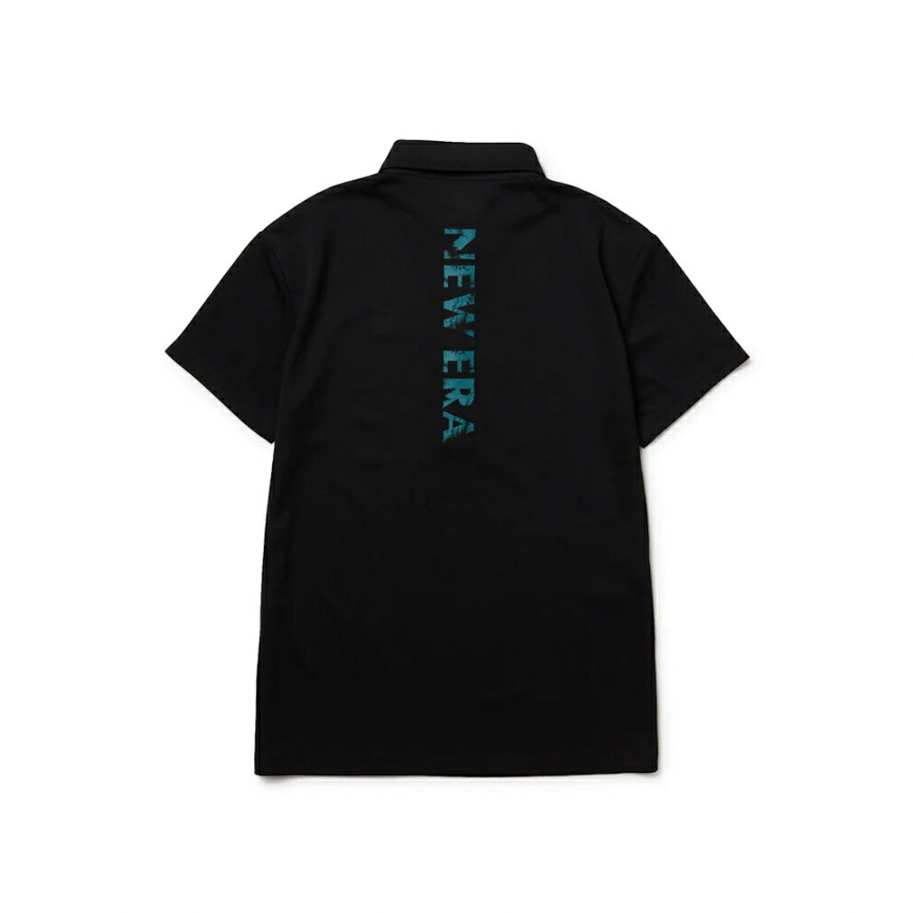 ニューエラ レディース ゴルフウェア 半袖シャツ 春 夏 GFW VERTICAL POLO BLK (14391425) NEW ERA