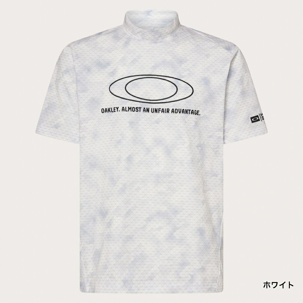 オークリー ゴルフウェア 半袖シャツ 春 夏 O-SYNC PACK ELLIPSE EMB MOCK (FOA407604) メンズ OAKLEY