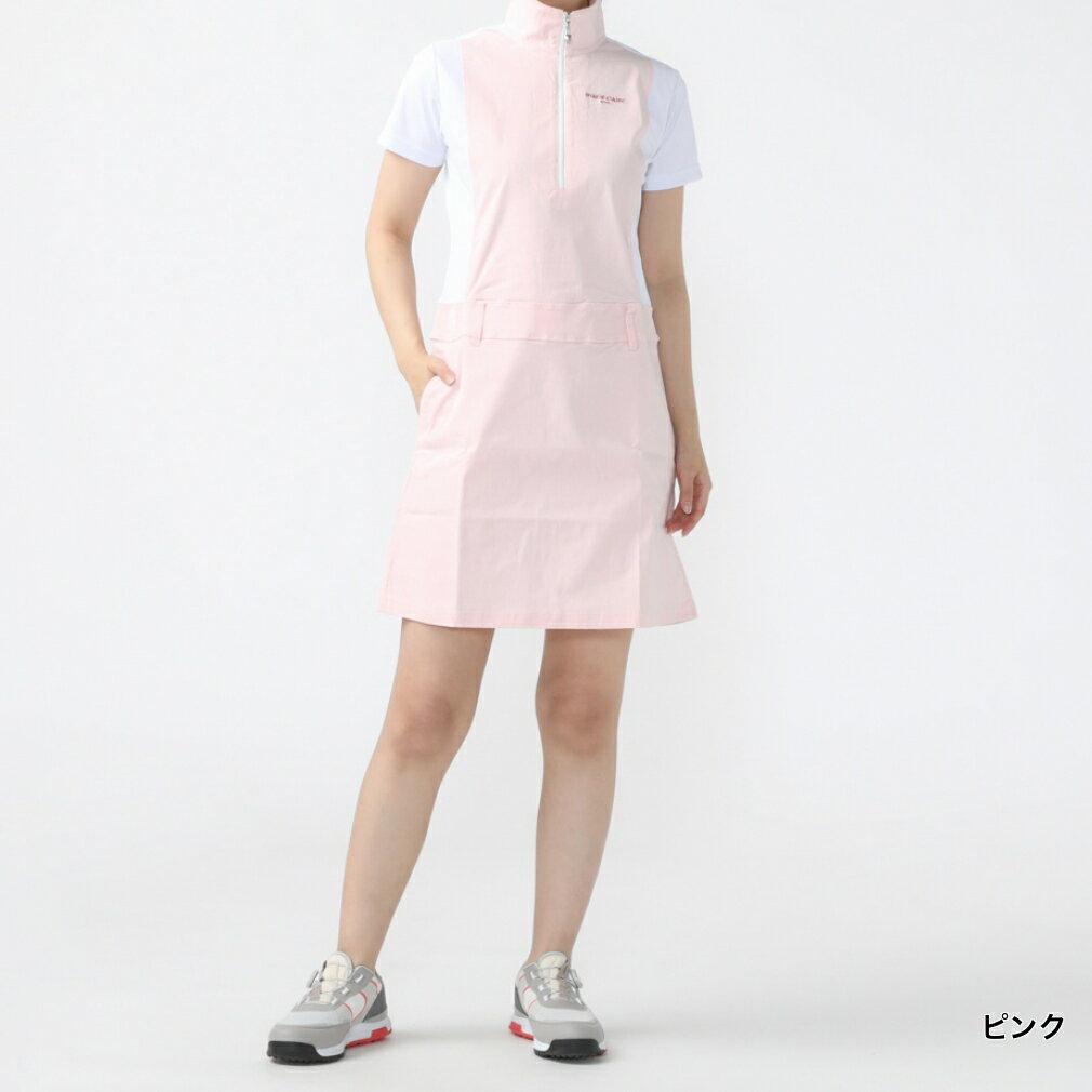 マリ クレール ゴルフウェア 半袖ワンピース 春 夏 半袖ワンピース (713400) marie claire