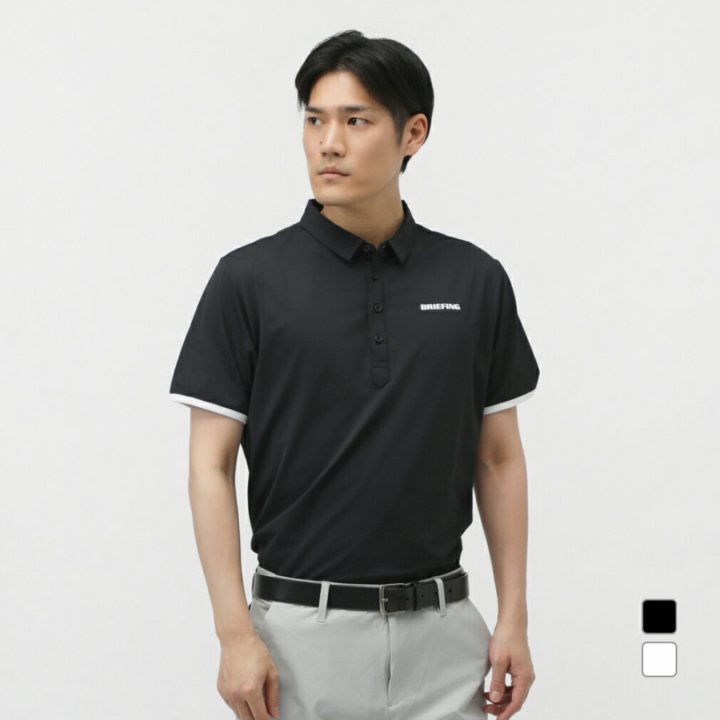 ブリーフィング ゴルフウェア 半袖シャツ 春 夏 MS PUNCHING MESH SHIRT (BRG251M44) メンズ BRIEFING
