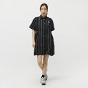 パーリーゲイツ レディース ゴルフウェア 半袖シャツ 春 夏 先染オックスストレッチストライプ (0555124304) PEARLY GATES