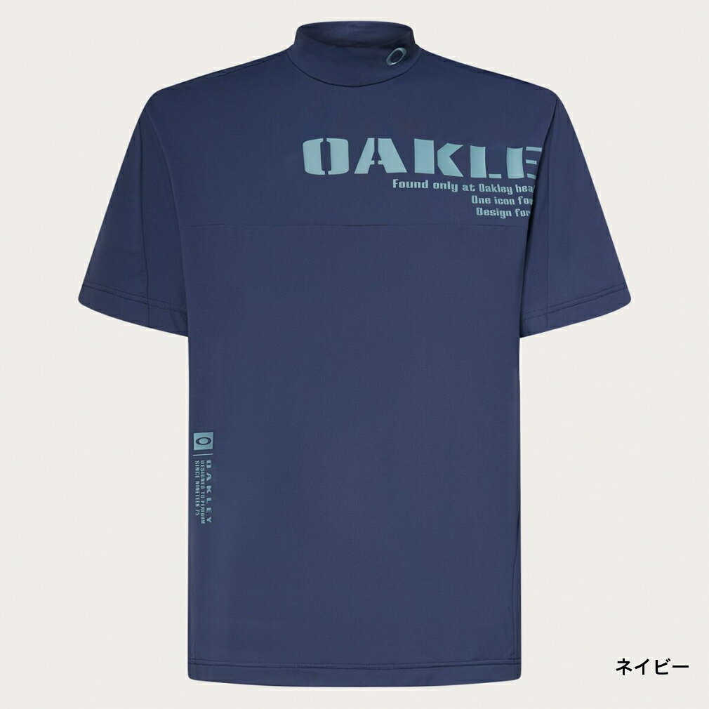 オークリー ゴルフウェア 半袖シャツ 春 夏 TECH COLD SQUARE MOCK (FOA407677) メンズ OAKLEY