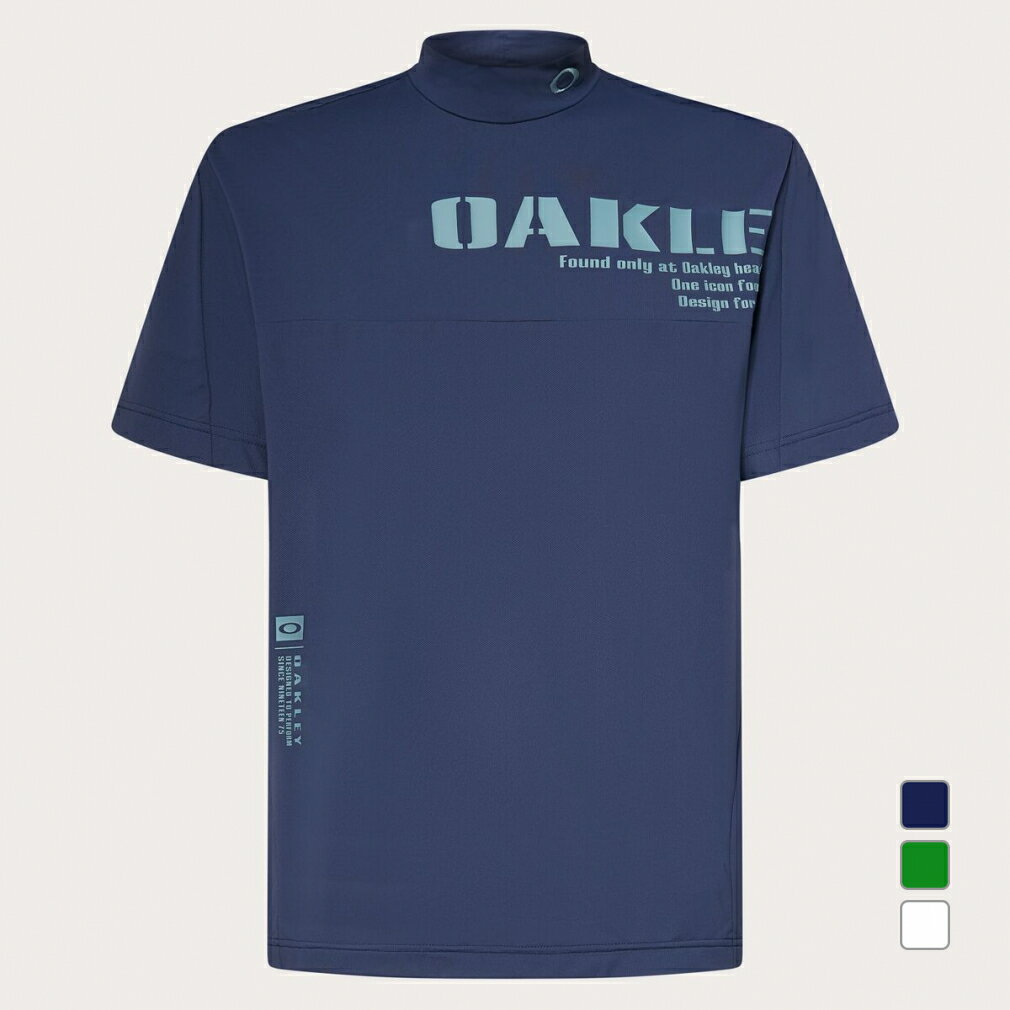 オークリー ゴルフウェア 半袖シャツ 春 夏 TECH COLD SQUARE MOCK (FOA407677) メンズ OAKLEY