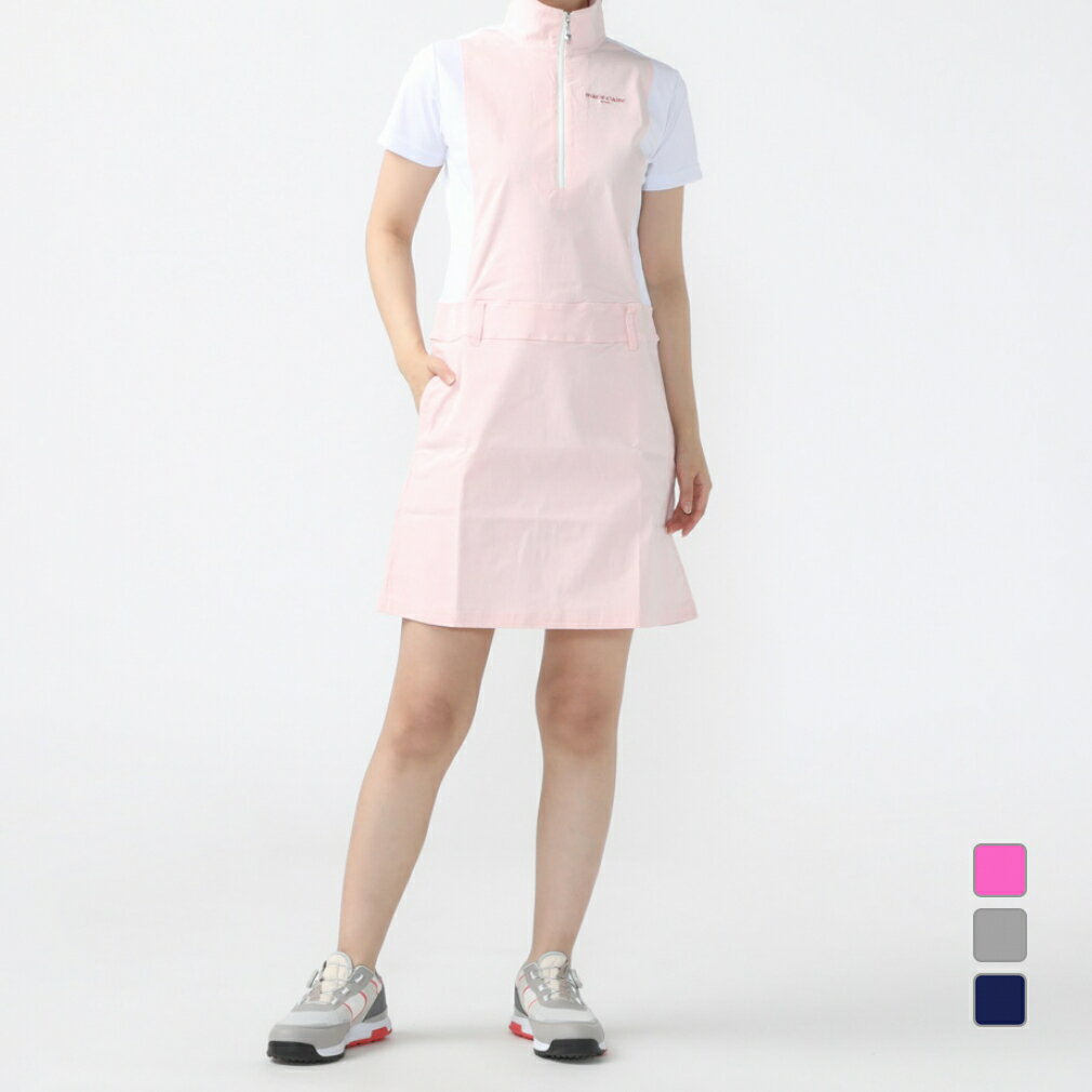 マリ クレール ゴルフウェア 半袖ワンピース 春 夏 半袖ワンピース (713400) marie claire