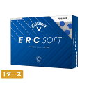 キャロウェイ E・R・C SOFT 25 TRUVIS WHITE BLUE (7193548782) ゴルフ 公認球 1ダース(12球入) Callaway