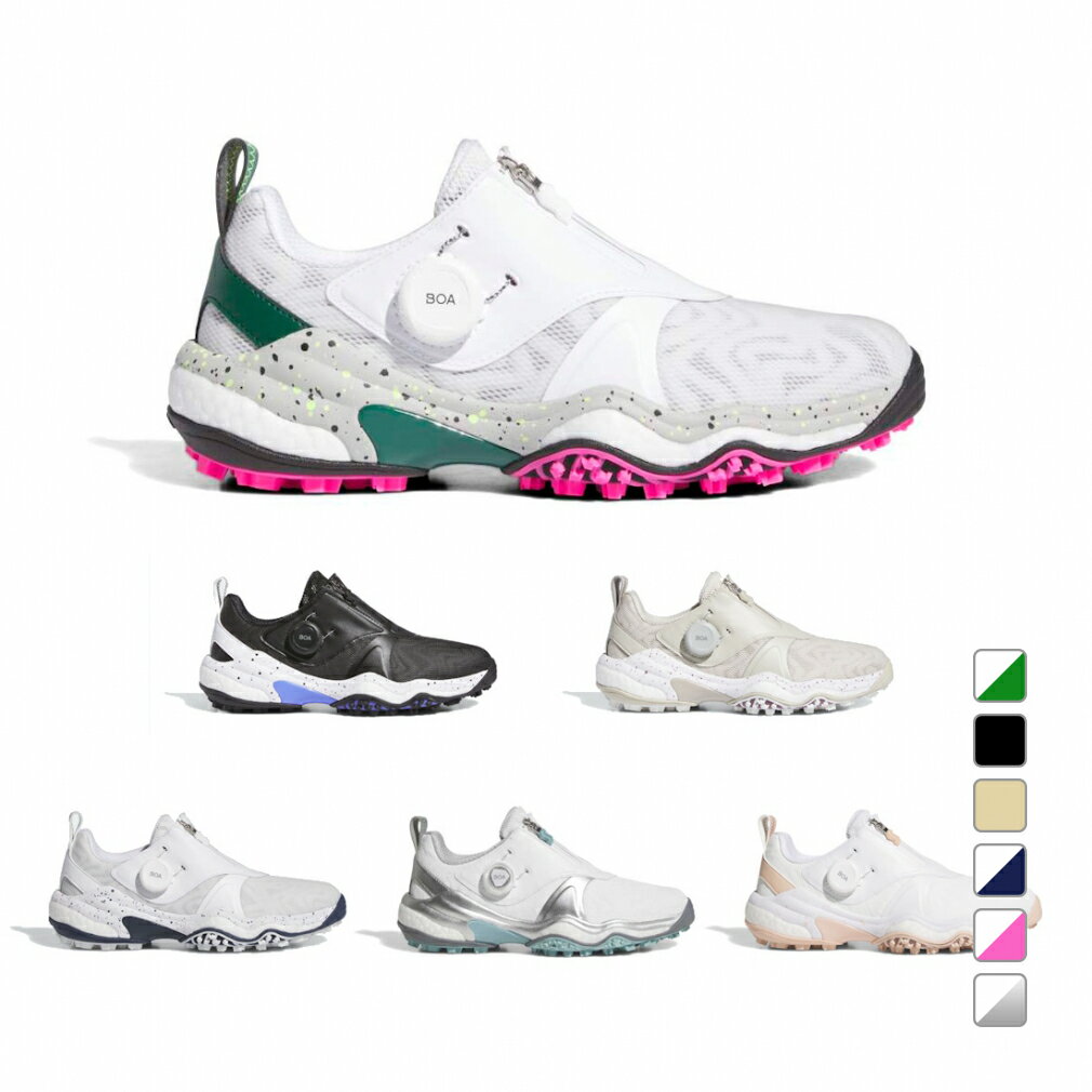 アディダス ゴルフシューズ レディース ウィメンズ コードカオス 25 ボア ゴルフ シューレース式スパイクレスシューズ 2E adidas