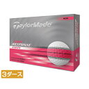 テーラーメイド TOUR RESPONSE Stripe Pink ツアーレスポンス ストライプ ピンク (N9527701) 3ダース(36球入) ゴルフ 公...