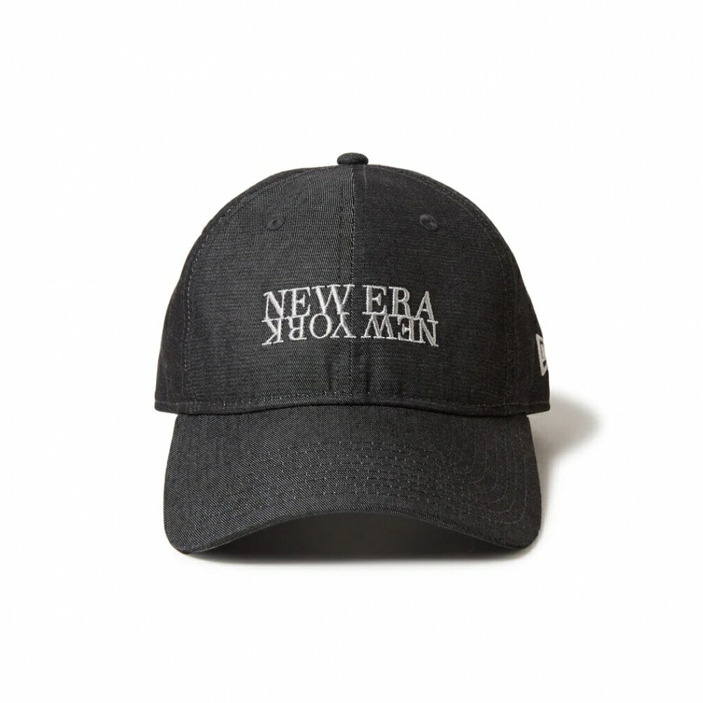 ニューエラ レディース ゴルフウェア キャップ 秋 冬 GFW 920LV RIBBON SUS DENIM BLK (14669010) NEW ERA