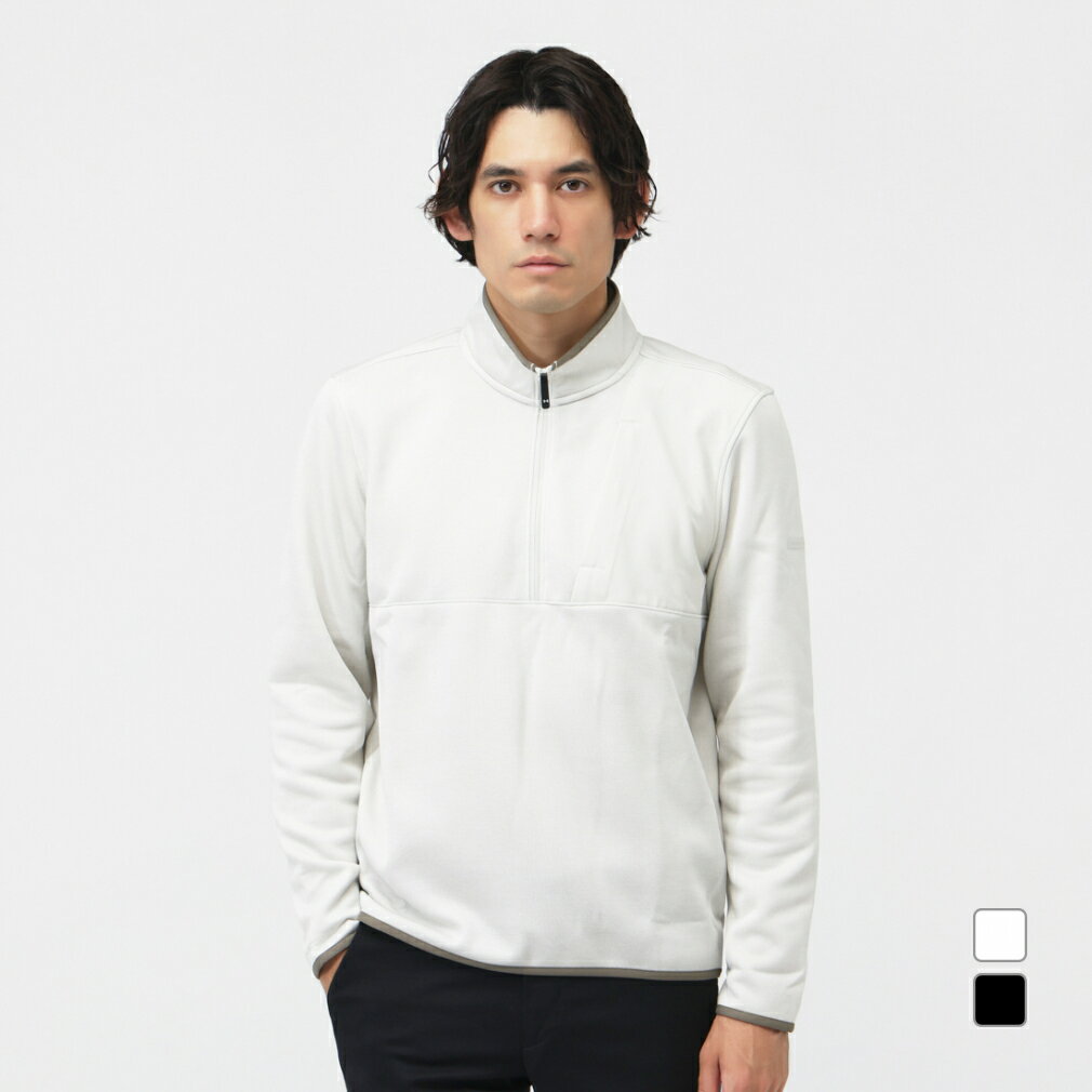 アンダーアーマー ゴルフウェア 長袖トレーナー 秋 冬 UAドライブ セーターフリース 1/2ジップ ジャケット (6005671) メンズ UNDER ARMOUR