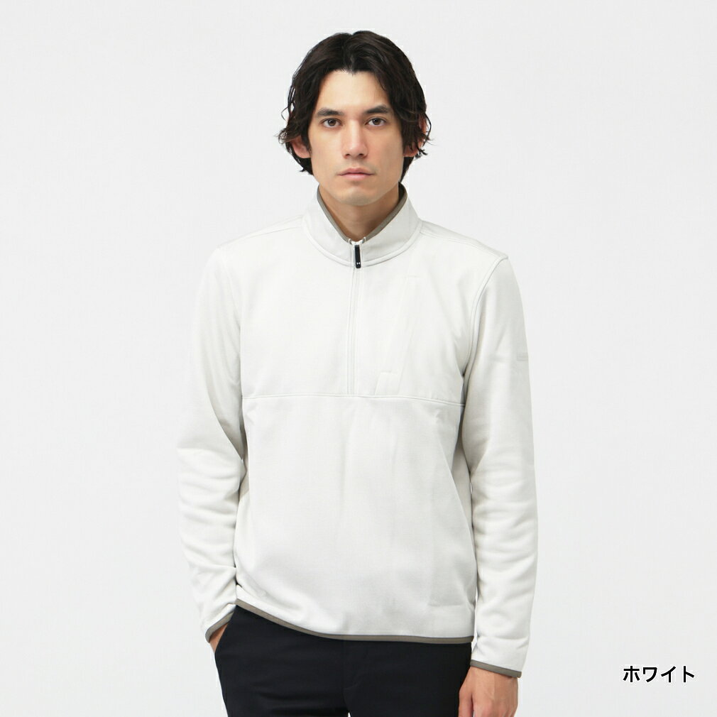 アンダーアーマー ゴルフウェア 長袖トレーナー 秋 冬 UAドライブ セーターフリース 1/2ジップ ジャケット (6005671) メンズ UNDER ARMOUR