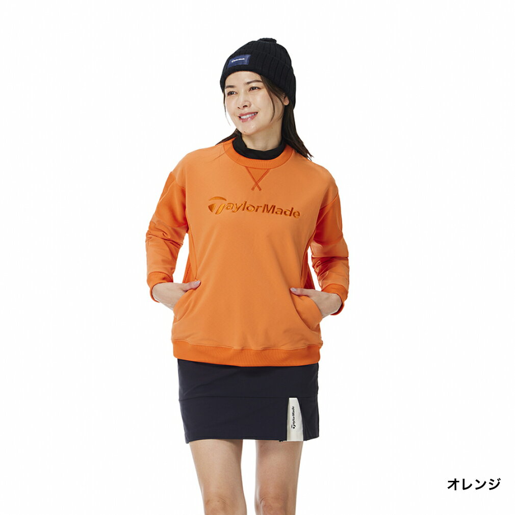 テーラーメイド レディース ゴルフウェア 長袖トレーナー 秋 冬 W ストームフリースプルオーバー (TL551) TaylorMade