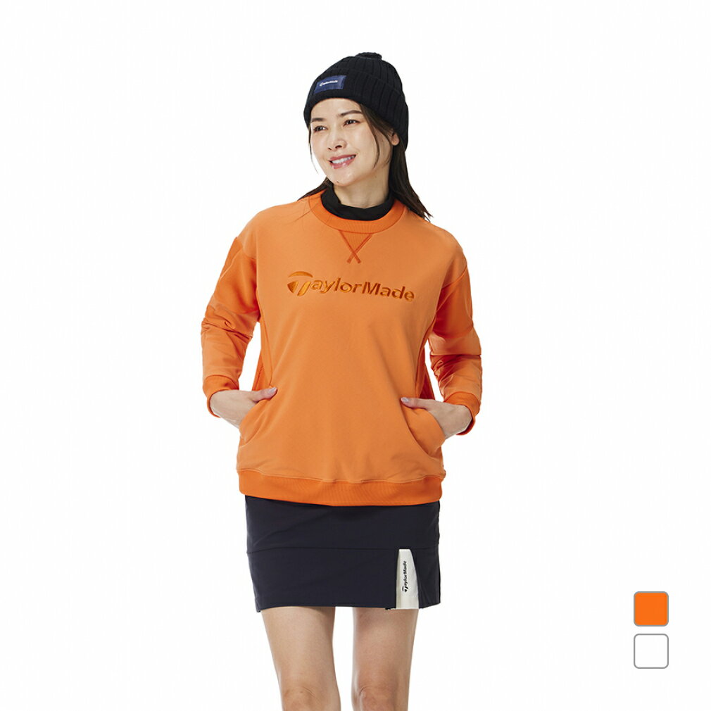 テーラーメイド レディース ゴルフウェア 長袖トレーナー 秋 冬 W ストームフリースプルオーバー (TL551) TaylorMade