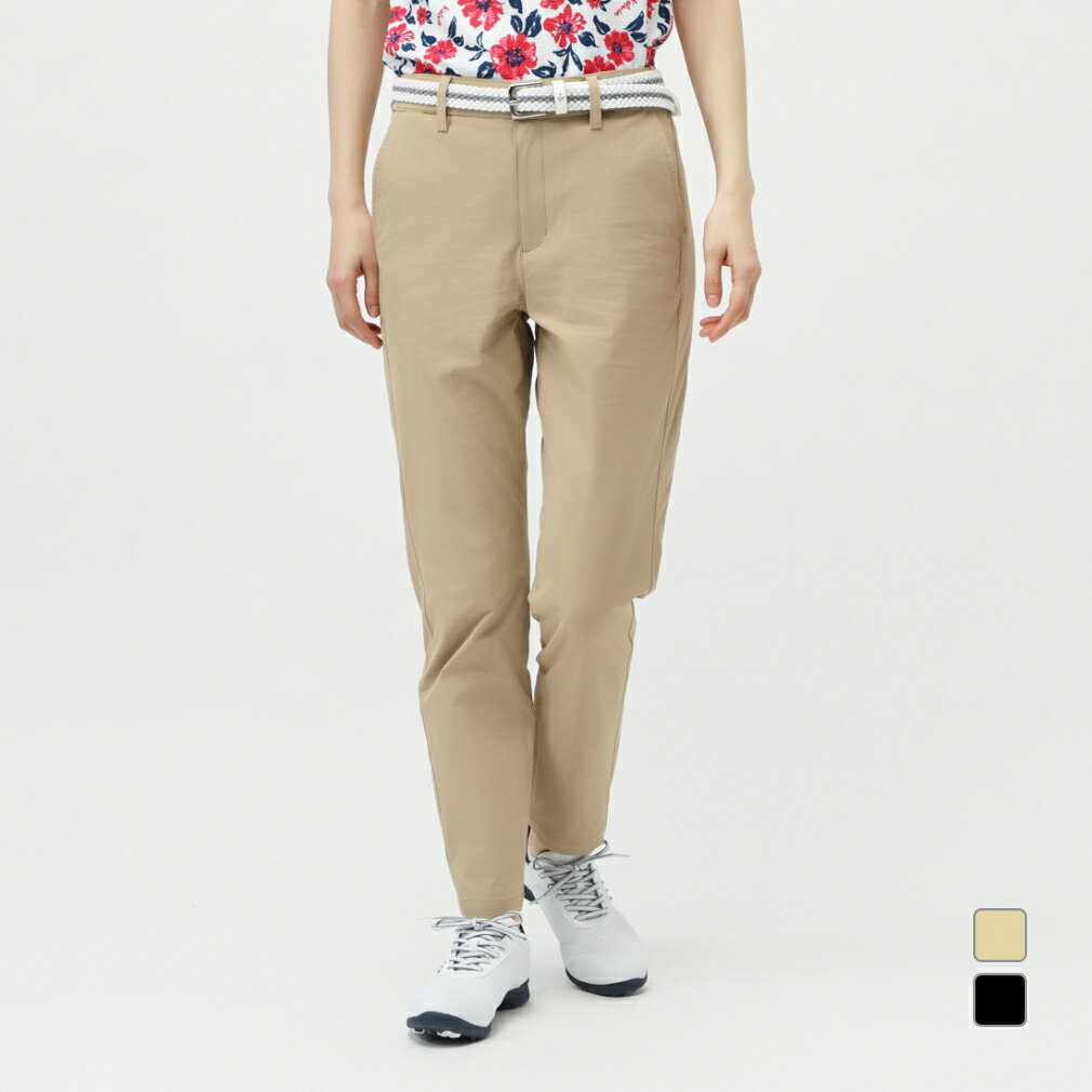 コルウィン レディース ゴルフウェア ロングパンツ 春 夏 ゆったりテーパードパンツ カジュアル (KO-1B2035) Kolwin