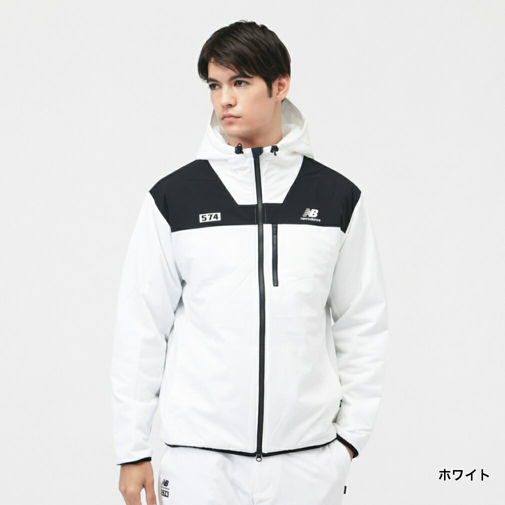 ニューバランス ゴルフウェア 中綿ジャケット 秋 冬 PADDED FULL ZIP HOODIE (0125220003) メンズ New Balance