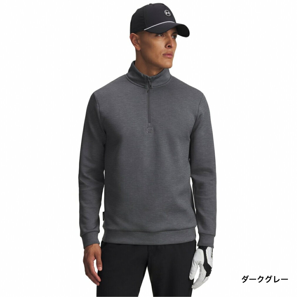 アンダーアーマー ゴルフウェア 長袖トレーナー 秋 冬 UAドライブ ミッドレイヤー プルオーバー (1387124) メンズ UNDER ARMOUR