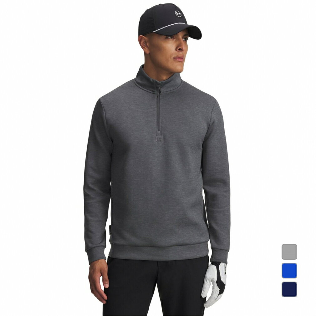 アンダーアーマー ゴルフウェア 長袖トレーナー 秋 冬 UAドライブ ミッドレイヤー プルオーバー (1387124) メンズ UNDER ARMOUR