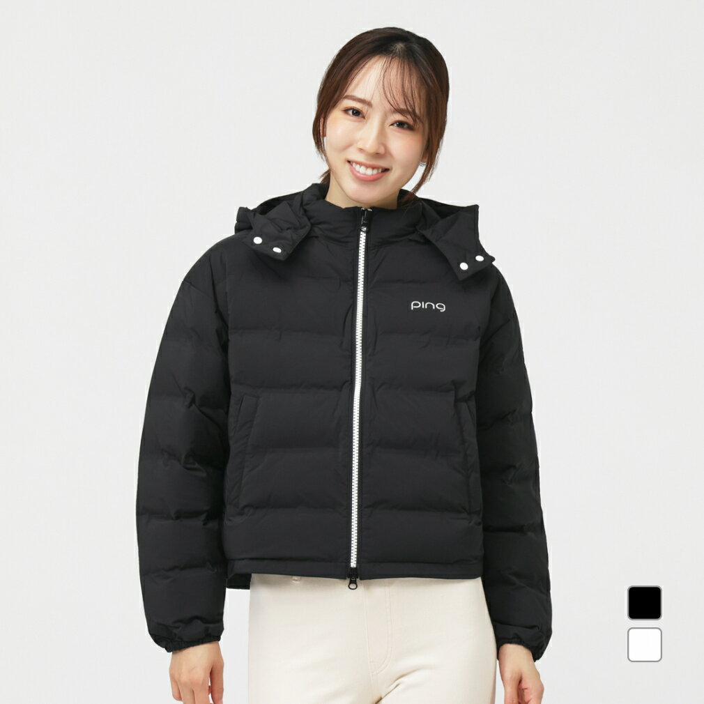 ピン レディース ゴルフウェア 中綿ジャケット 秋 冬 中綿フーディーブルゾン (6225220002) PING