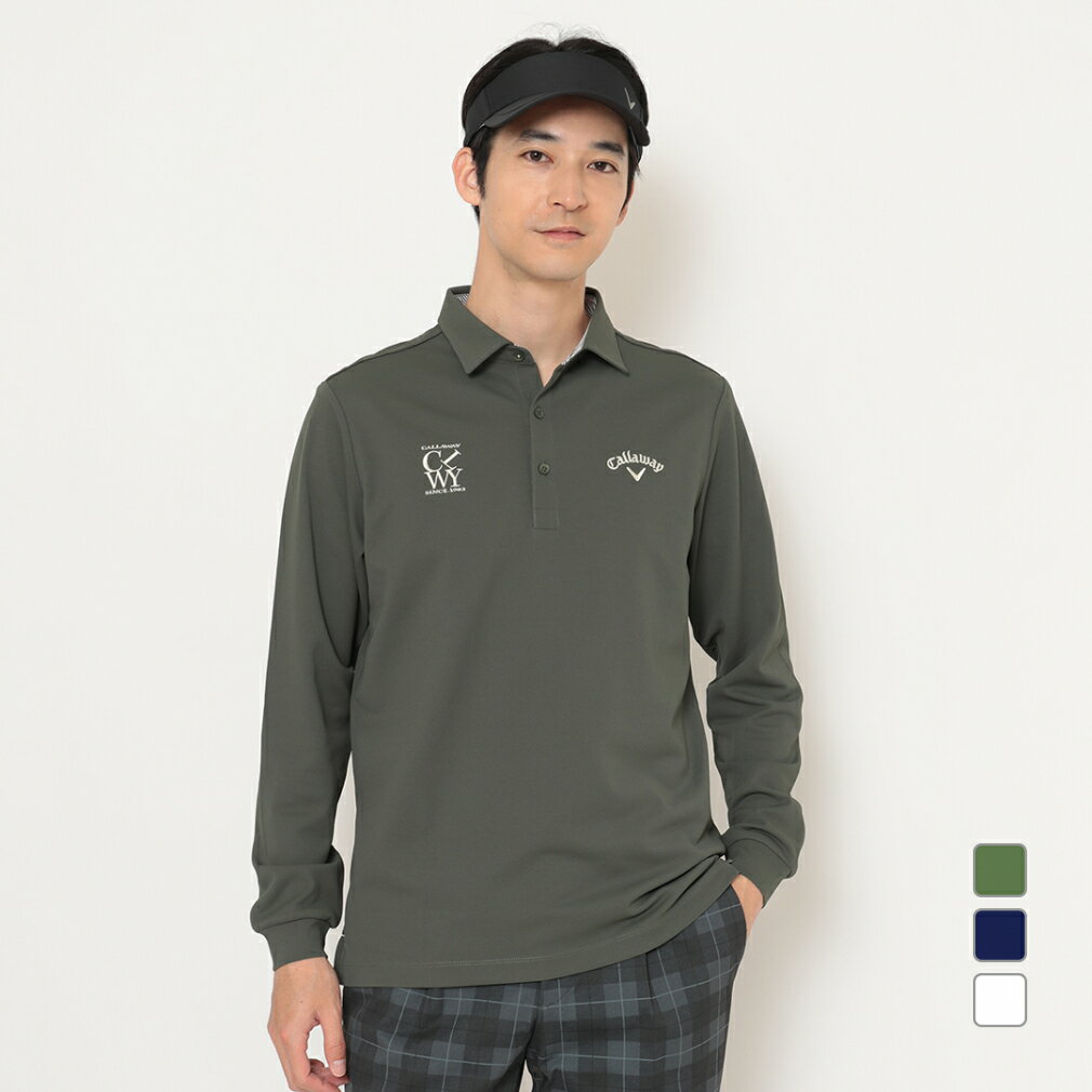 キャロウェイ ゴルフウェア 長袖シャツ 秋 冬 オニカノコ長袖シャツ (C25233100) メンズ Callaway