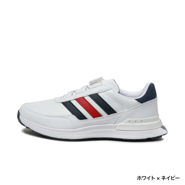 アディダス ゴルフシューズ S2G 26 ボア (JR1886) メンズ ゴルフ ダイヤル式スパイ...