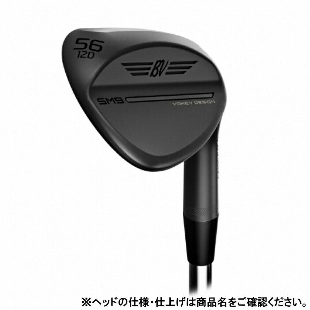 タイトリスト SM9 ジェットブラック DG S200 5212F Fグラインド ゴルフ ウェッジ Dynamic Gold S200 52゜/12゜ 2022年 メンズ Titleist