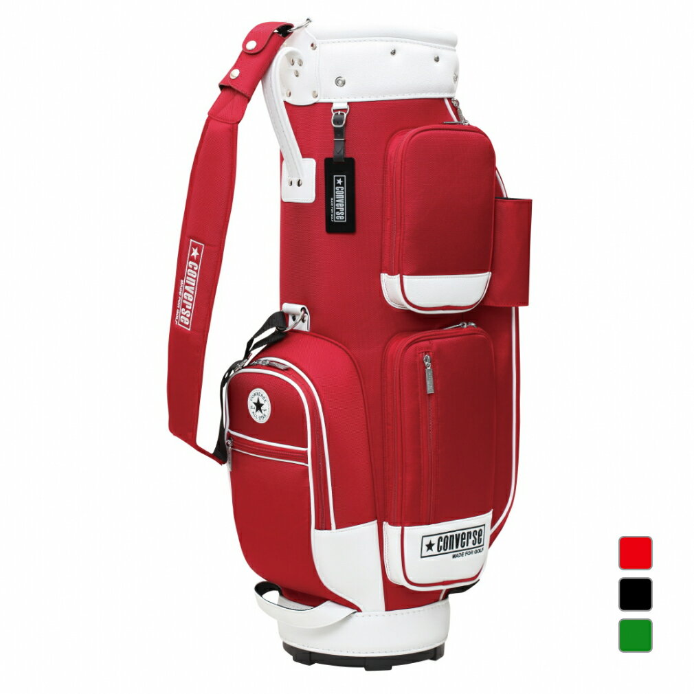 コンバース CV CL CADDIE BAG キャディバッグ 9型 (33700272) チャックテイラーマークを使用 ゴルフ Converse