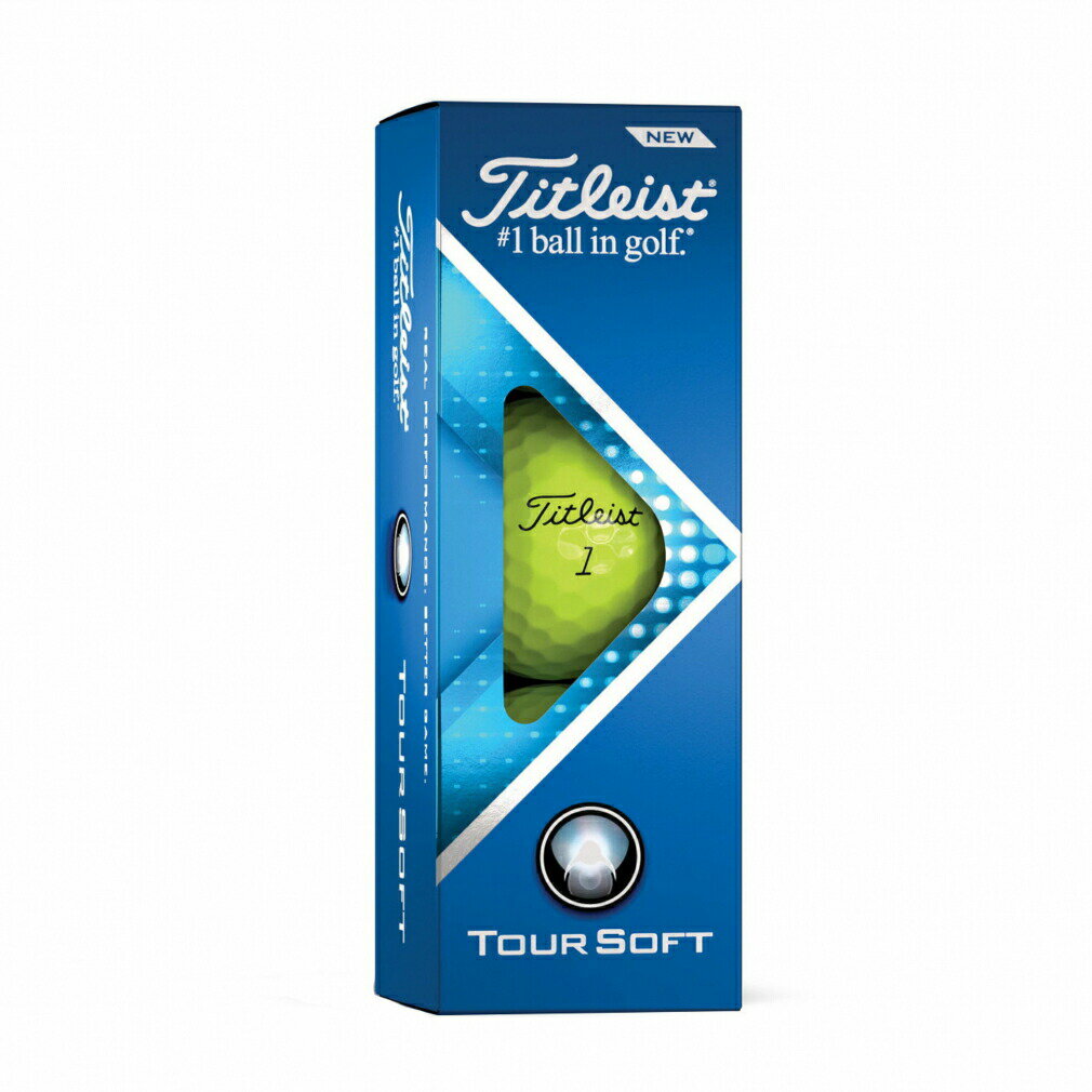 3ダースセット タイトリスト TOUR SOFT ツアーソフト イエロー (6843059365) 3ダース(36球入) ゴルフ 公認球 Titleist