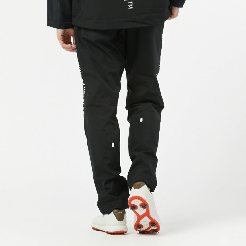 ティゴラ ゴルフウェア レインパンツ 秋 冬 (TR-1R1012RP) 膝部分がストレッチ 裾のドローコードで雨風の侵入を防ぐ メンズ TIGORA