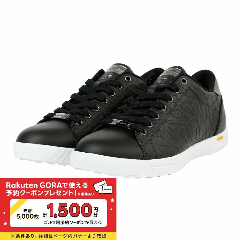 セントアンドリュース ゴルフシューズ Vibram エンボス (0423992303) メンズ ゴルフ シューレース式スパイクレスシューズ : ブラック St ANDREWS imbkk