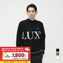 リュクスエイケイエムプラス ゴルフウェア 長袖セーター 秋 冬 BIG LOGO MOCK NECK KNIT (LAK-24052) メンズ LUXE AKM...